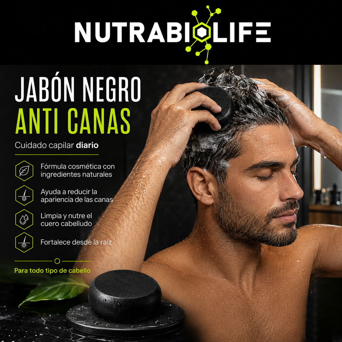 Jabón Negro Anticanas
