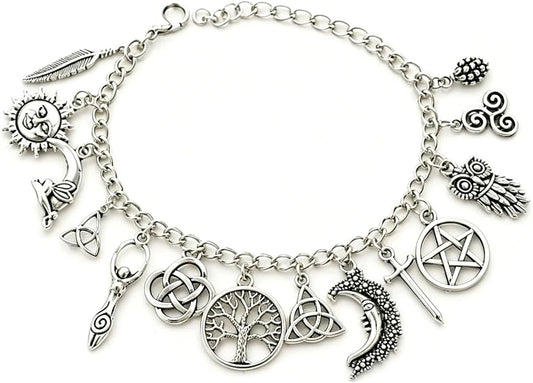 Pulsera Protectora de Dijes Mística