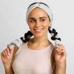 Diadema rizadora sin calor para cabello