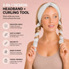 Diadema rizadora sin calor para cabello