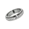 Anillo Antiansiedad de Acero Inoxidable con Circonita