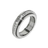 Anillo Antiansiedad de Acero Inoxidable con Circonita