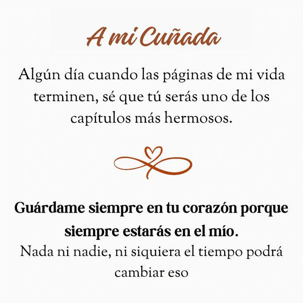 Pulsera Eterna para Cuñada