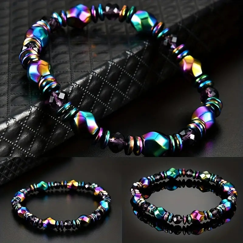Pulsera PowerMag con Hematita - Riqueza y Alivio