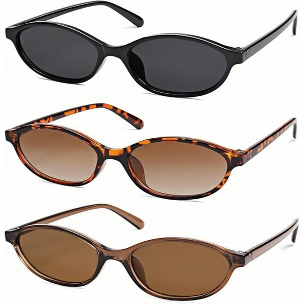 Pack 3 Gafas Retro Ovale