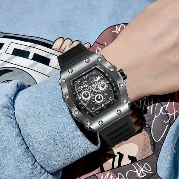 Reloj Esqueleto Punk Moderno