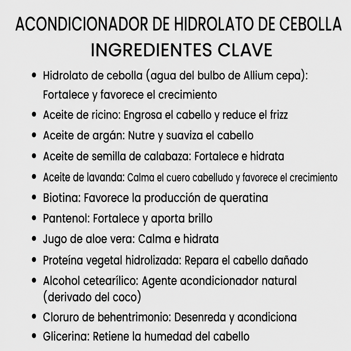 Dúo Capilar con Hidrolato de Cebolla