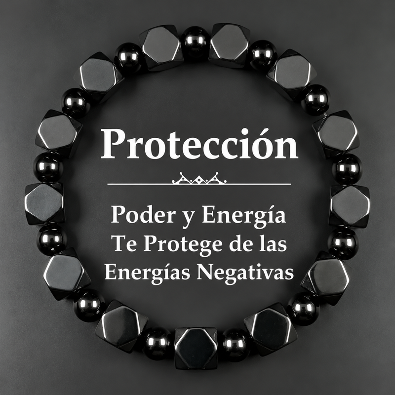 Pulsera de Hematita Protectora