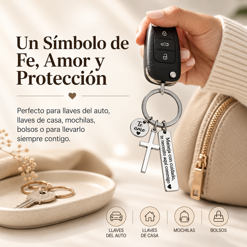 Llavero Maneja Con Cuidado