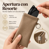 Estuche Protector de Cuero para Lentes