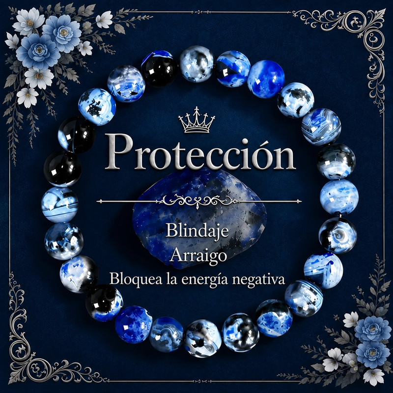 Pulsera Energética Ágata de Fuego