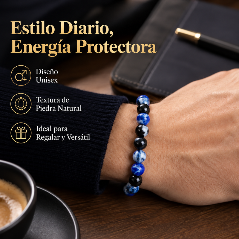 Pulsera Energética Ágata de Fuego