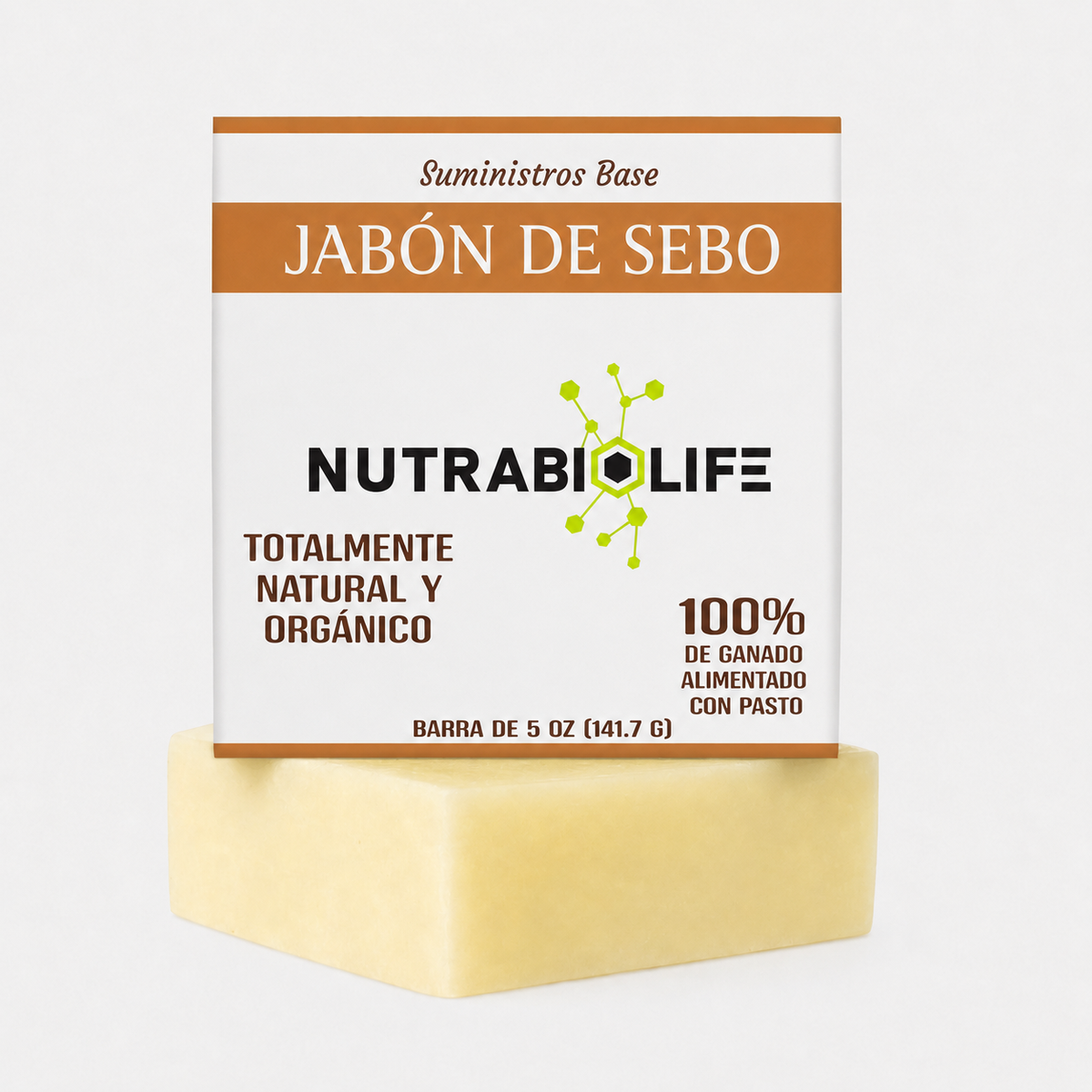 Jabón de Sebo Natural Puro