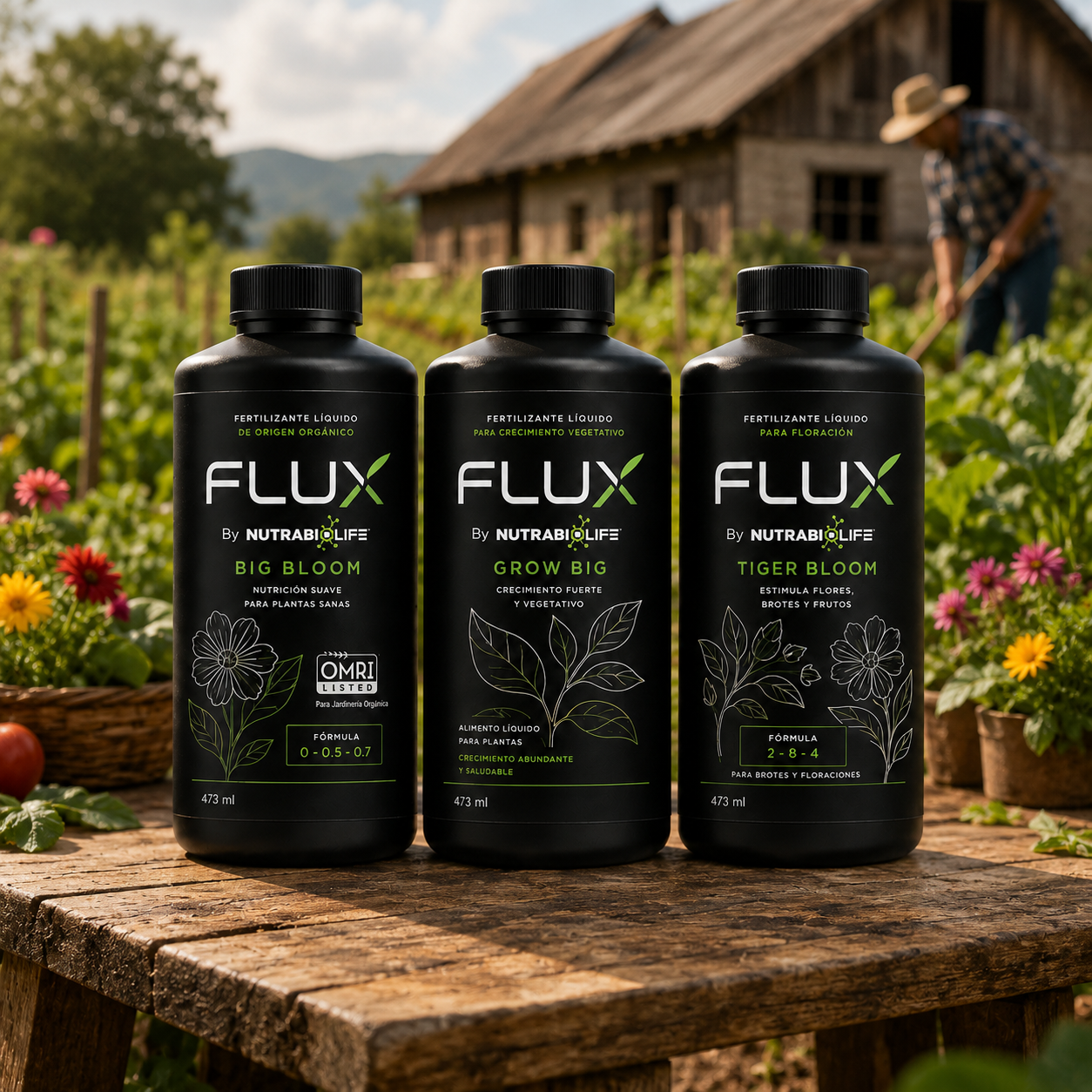 FLUX Fertilizantes Premium (Diseño)