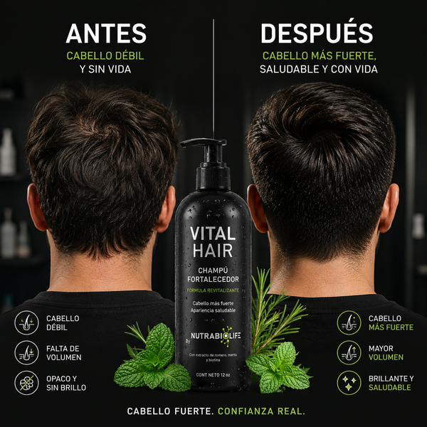 Vital Hair Shampoo Fortalecedor de Romero