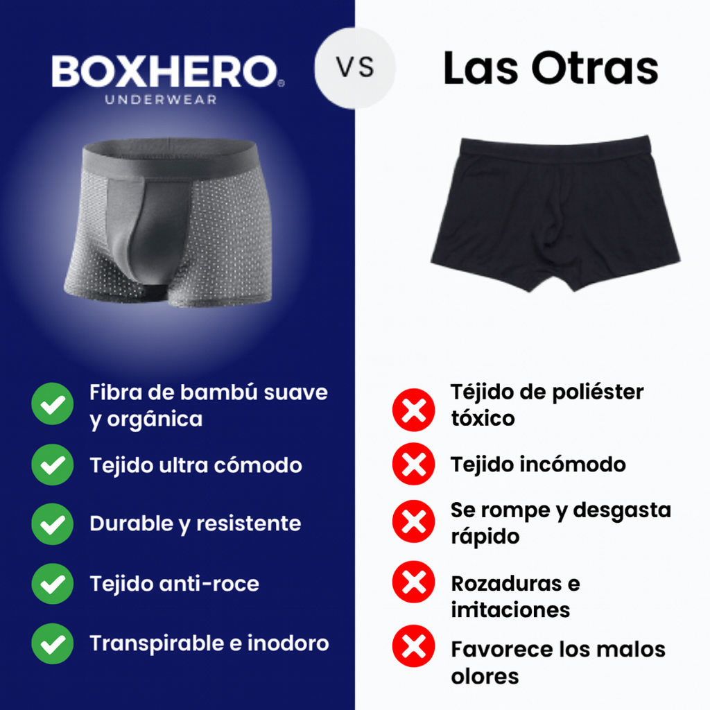 Pack 3 x 1 Bóxer Bamboo Fresh – Antibacteriano y Ultra-Suave Viral Facebook