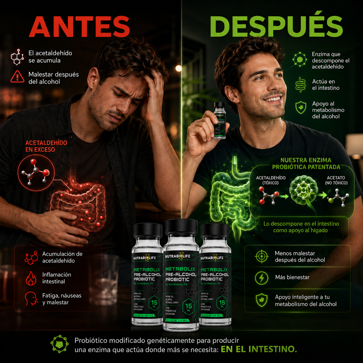 METABOLIX PRE-ALCOHOL PROBIOTIC (Diseño)