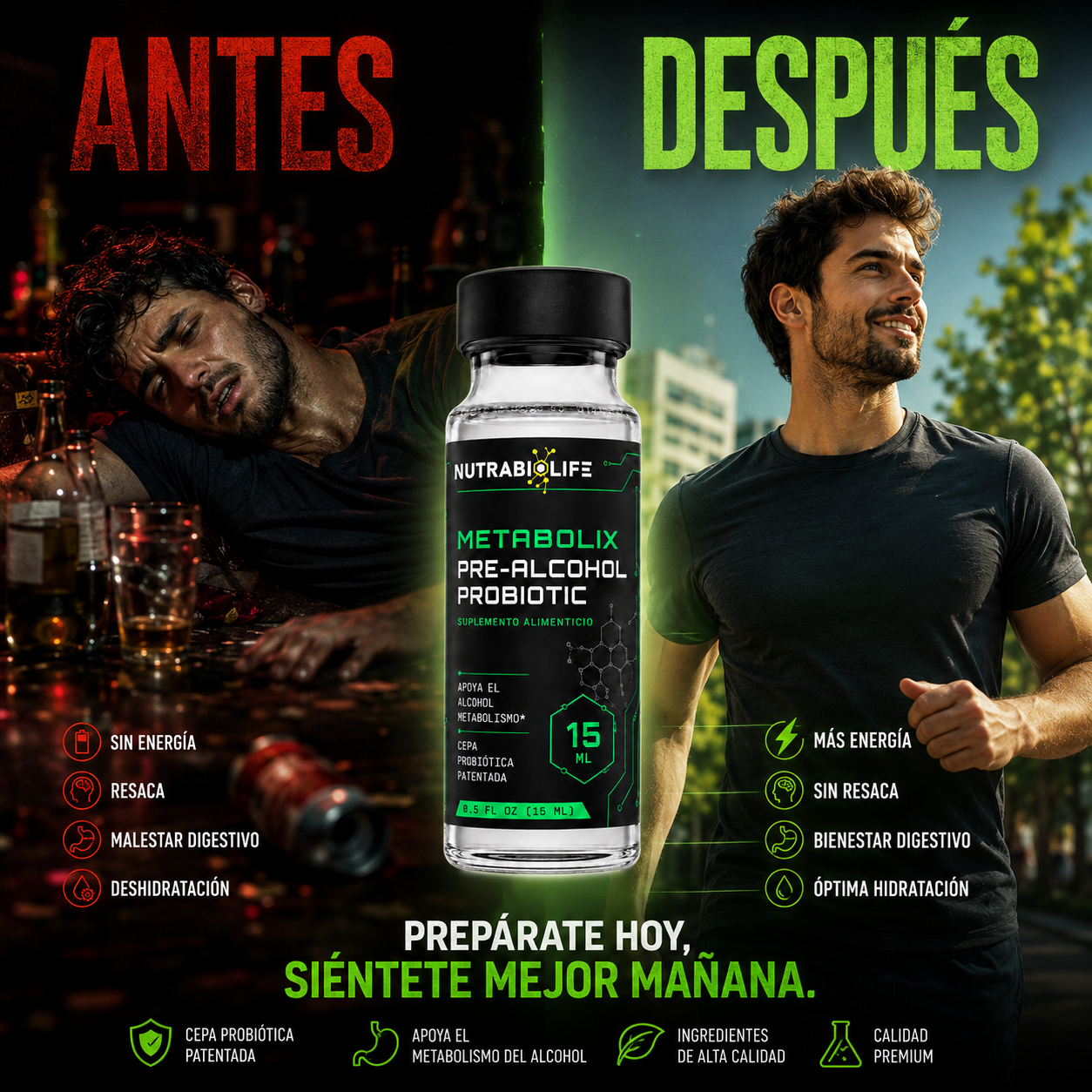 METABOLIX PRE-ALCOHOL PROBIOTIC (Diseño)