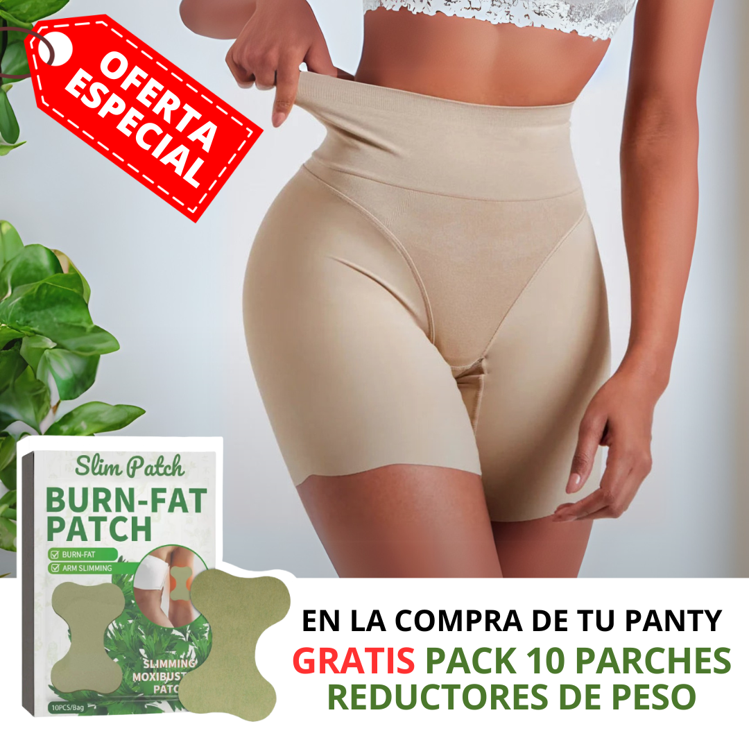 Panty FajaShort + Pack GRATIS de 10 Parches Reductores