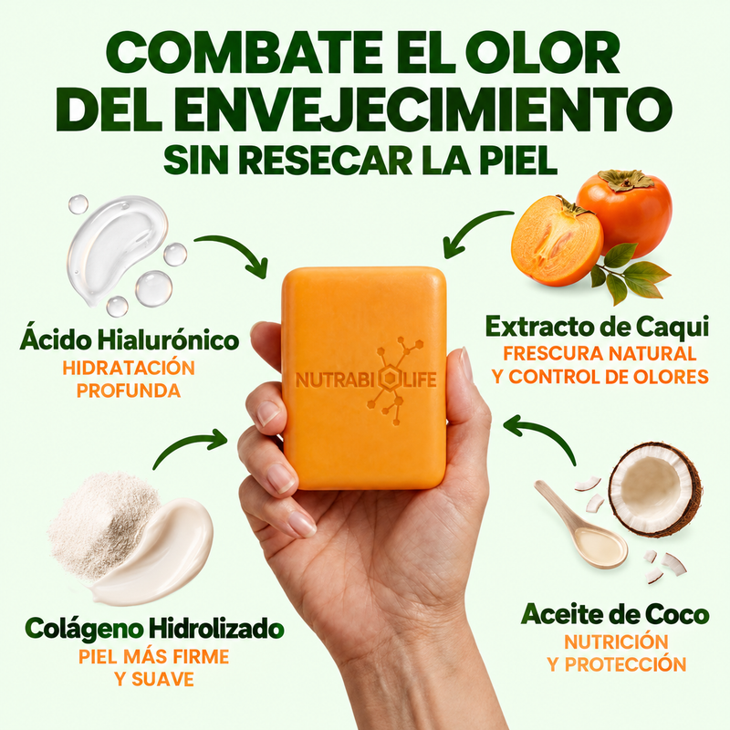 Jabón Desodorizante de Caqui Japonés | NutraBioLife