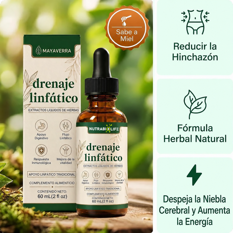 Gotas Botánicas Drenaje Linfático | NutraBioLife
