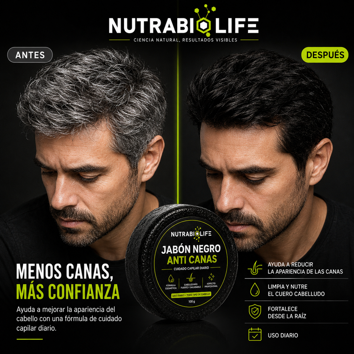 Jabón Negro Anticanas
