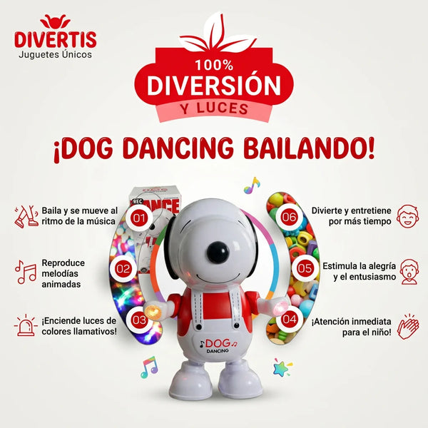 Perro Snoopy Bailarín Interactivo Divertido
