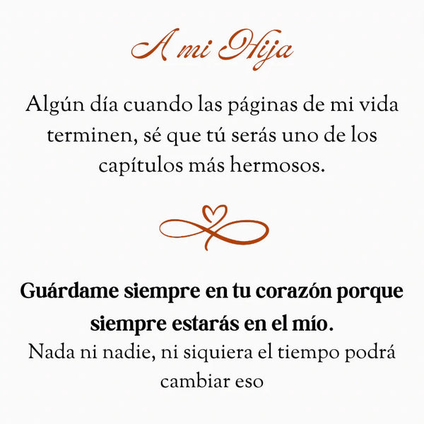 Pulsera de Corazón de Amor para Hijas
