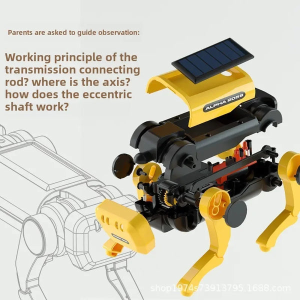 Robot Perrito Solar para Niños
