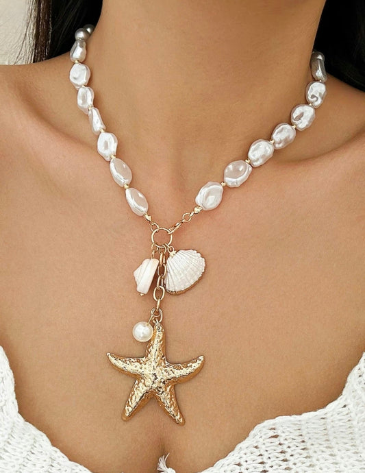 Collar de Conchas y Estrella