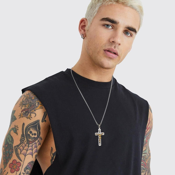 Collar Cruz de Fe Minimal
