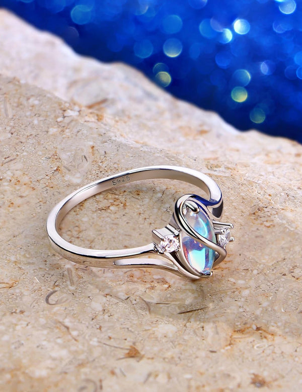 Anillo Encanto Lunar de Plata