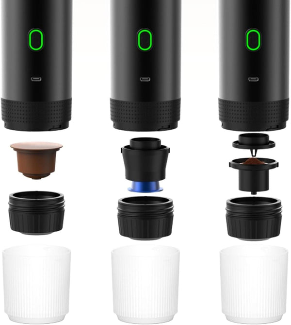 Cafetera Espresso Portátil En Movimiento