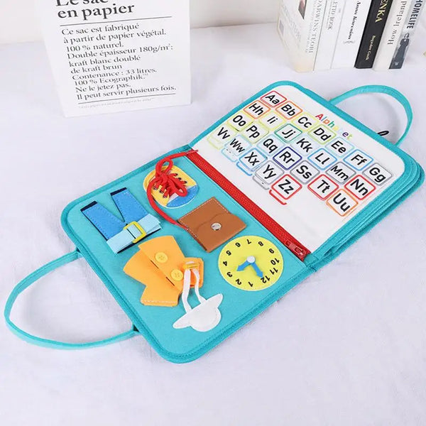Tablero Montessori Dino para Viajes