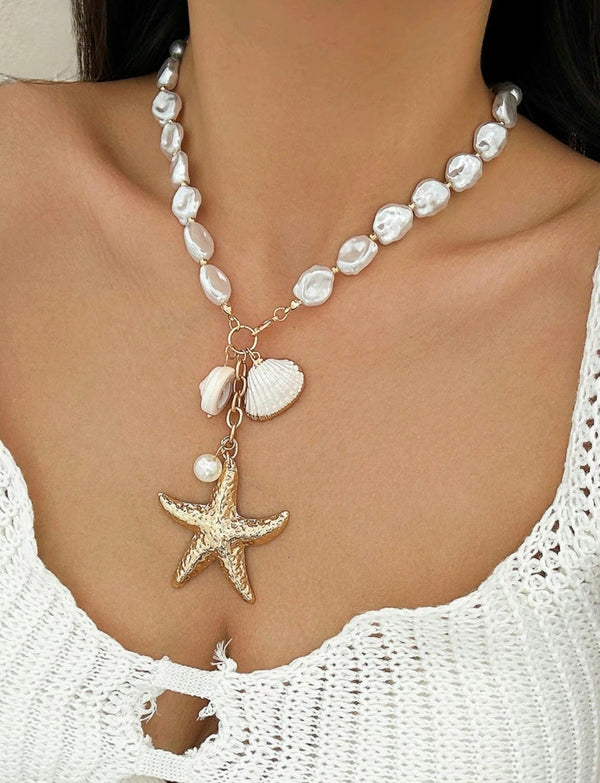 Collar de Conchas Brillantes