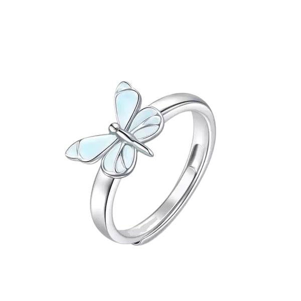 Collar Mariposa Fluorescente