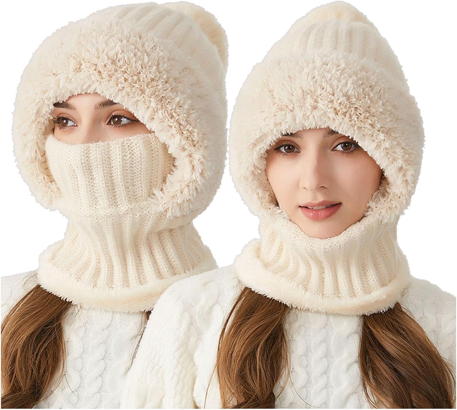 Gorro de punto grueso y cálido para mujer Viral Tiktok