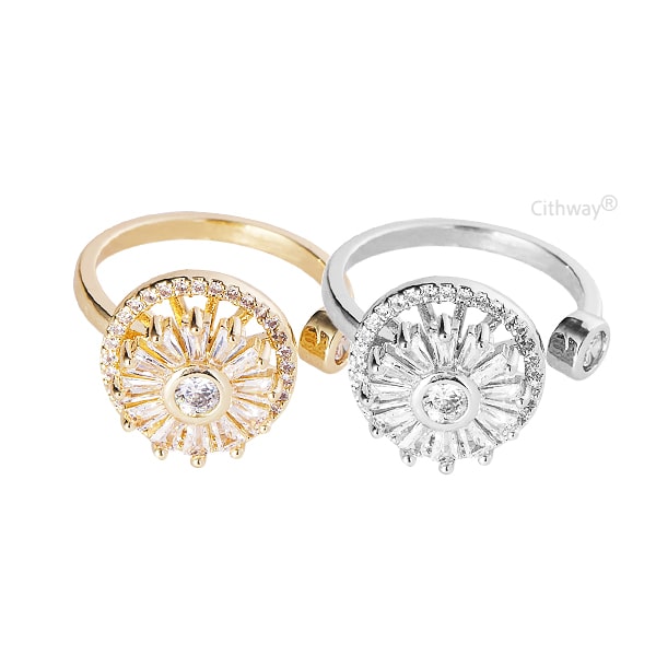Anillo Giratorio Brillante