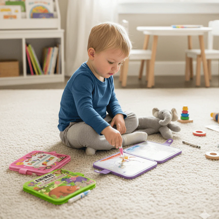 1 PACK DE 3 LIBROS MÁGICOS PARA PINTAR CON AGUA PARA NIÑOS Viral Facebook