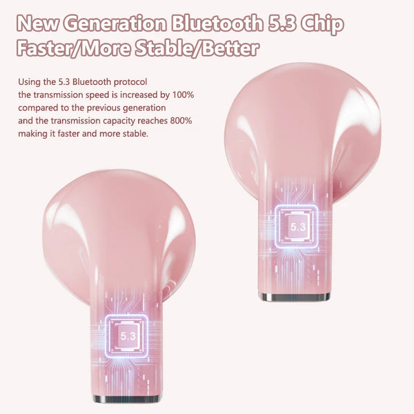 Audífonos Corazón Bluetooth Elegantes