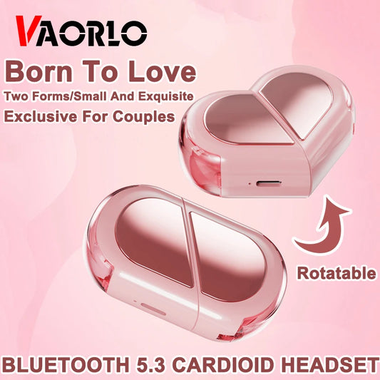 Audífonos Corazón Bluetooth Elegantes