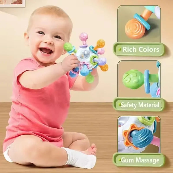 Bola Sonajero Sensorial Montessori Activa