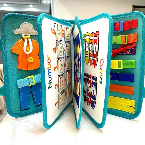Tablero Montessori Dino para Viajes