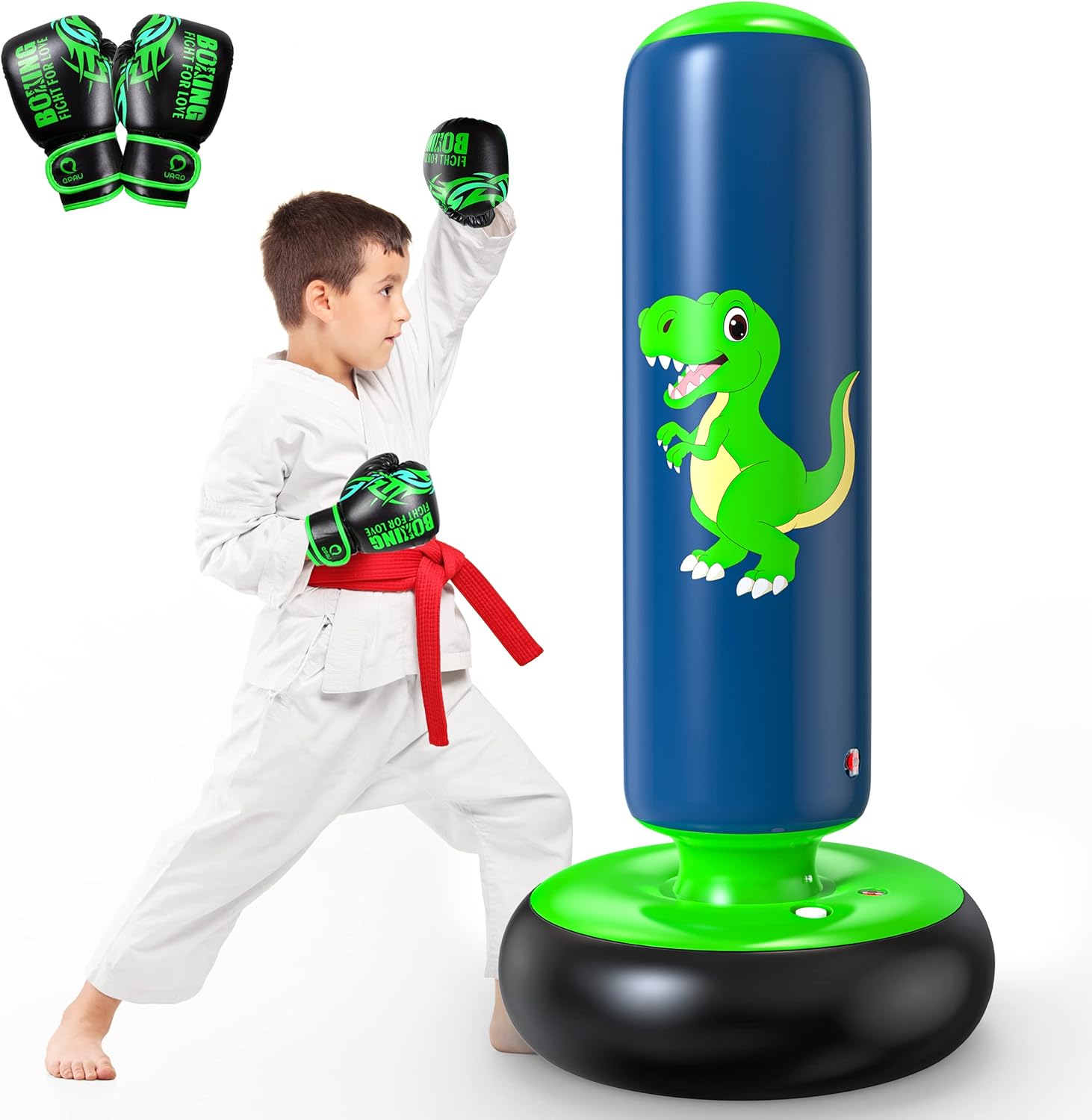 Saco Inflable de Boxeo Dino Viral Facebook