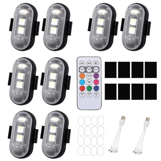 Pack 4 Unidades Luces Starligth para carro