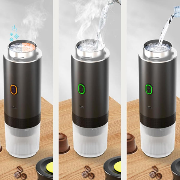 Cafetera Espresso Portátil En Movimiento