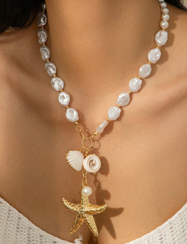 Collar de Conchas Brillantes