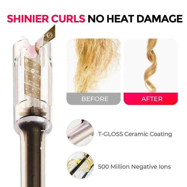 CurlPro Rizador Automático Fácil Rizos Duraderos