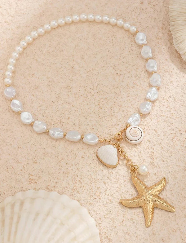 Collar de Conchas Brillantes