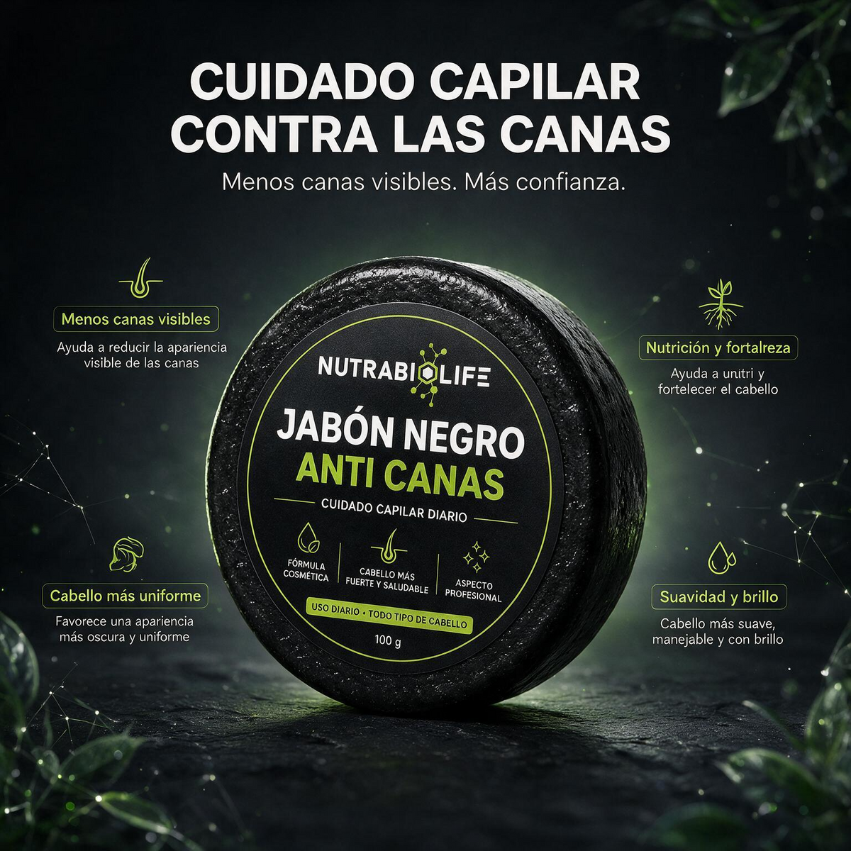 Jabón Negro Anticanas